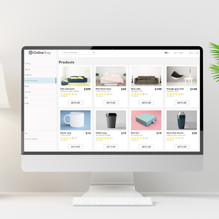 shopify website